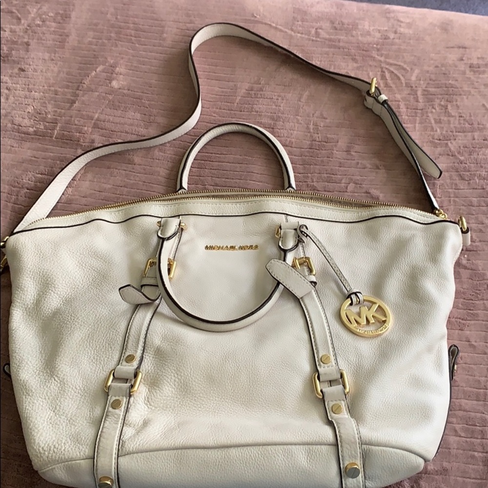 Michael Kors Cream crossbody satchel
